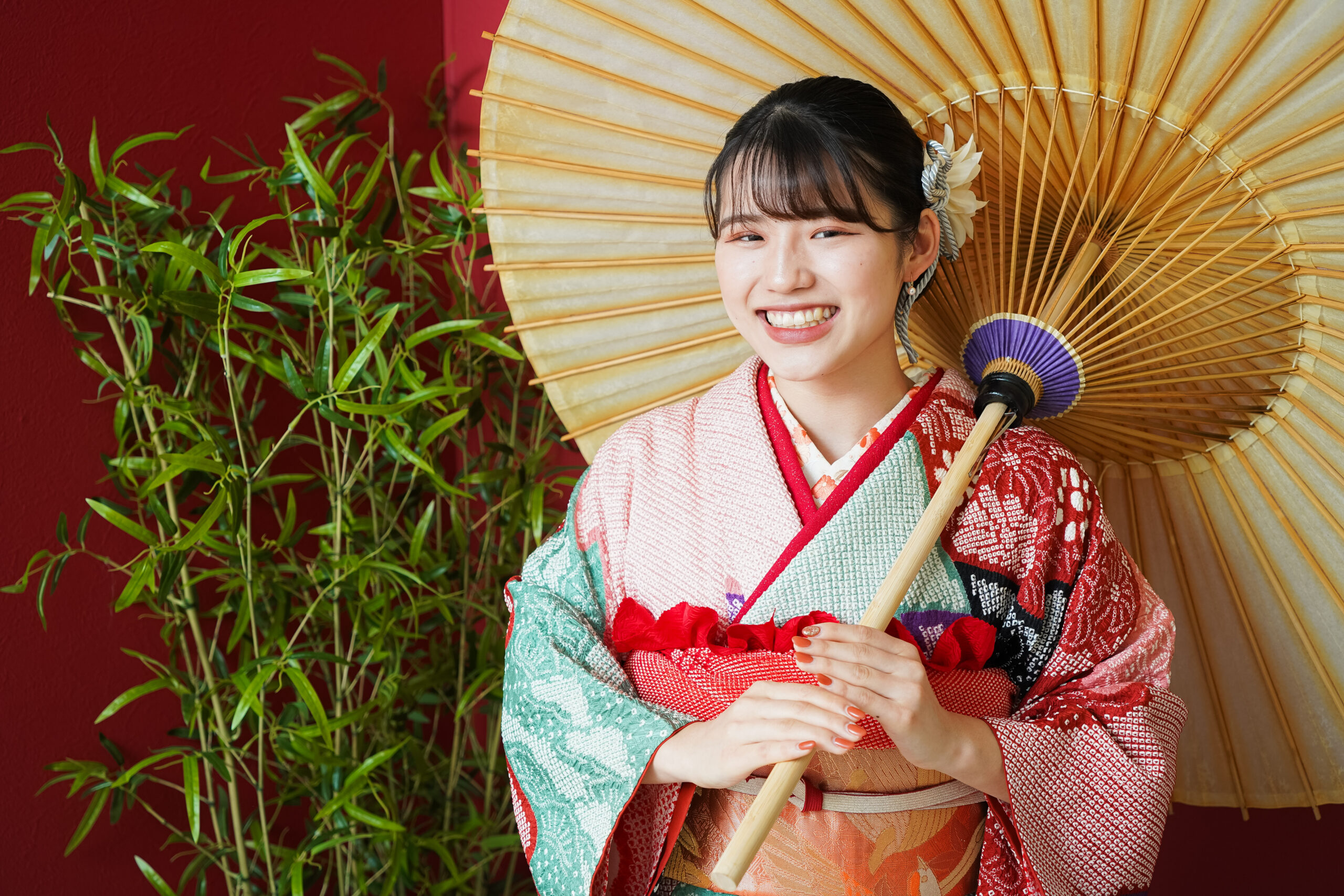 成人式当日支度