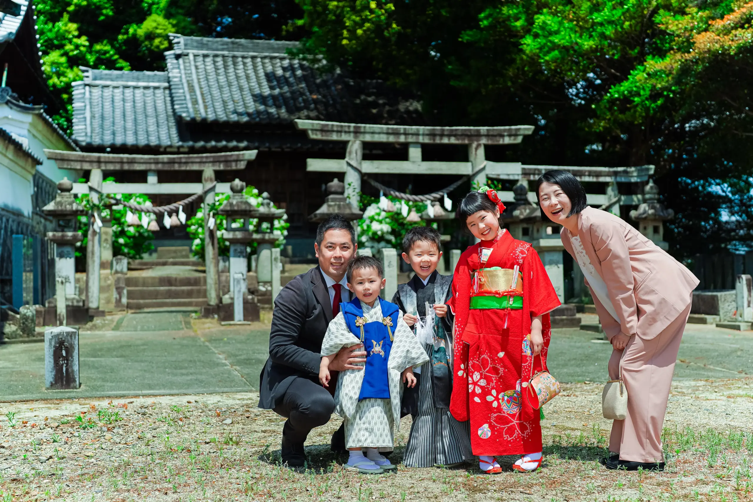 大阪府堺市にある写真館、FYS Photographyの七五三写真撮影