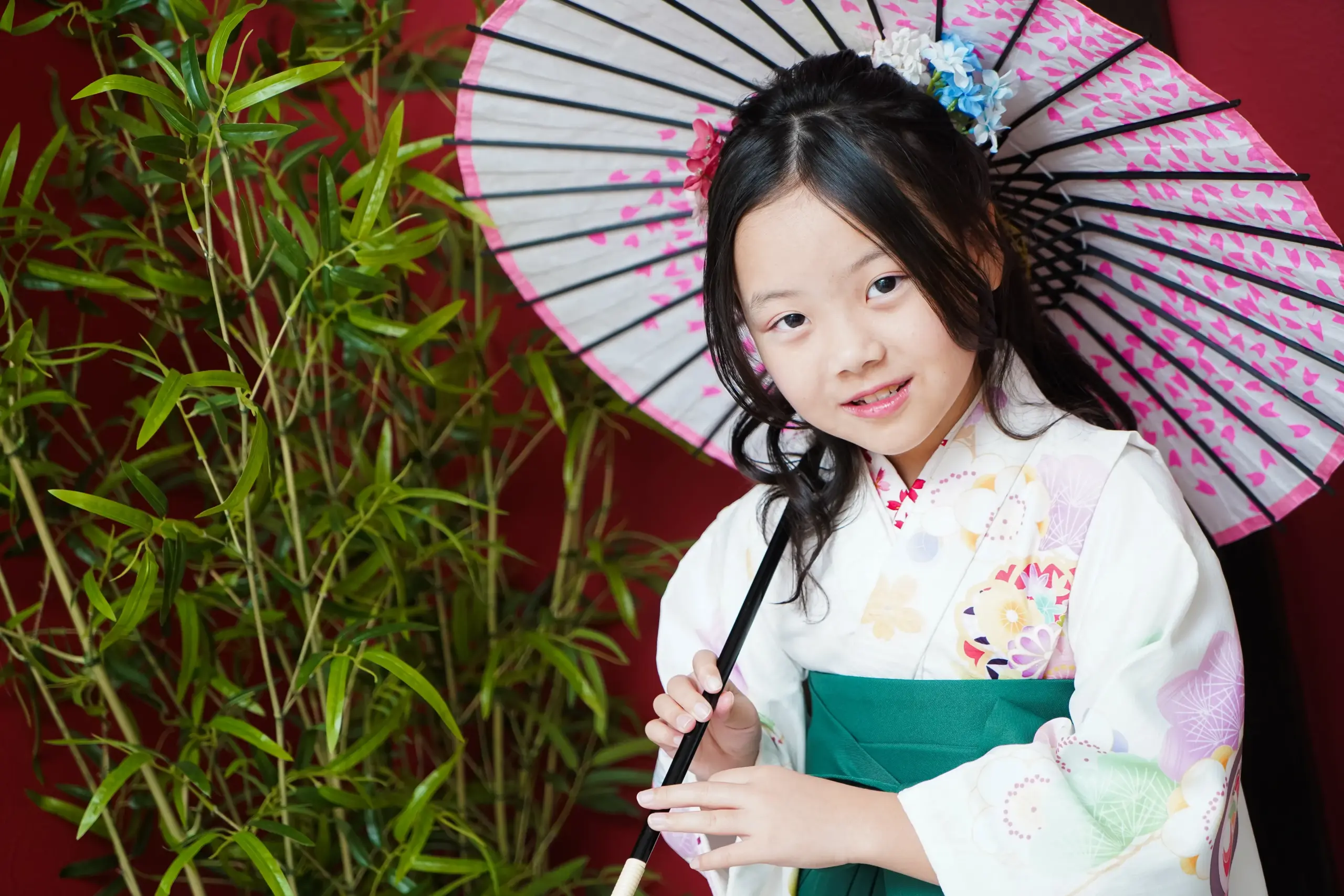 堺市にある写真館FYS Photographyの小学生卒業袴レンタル着付け