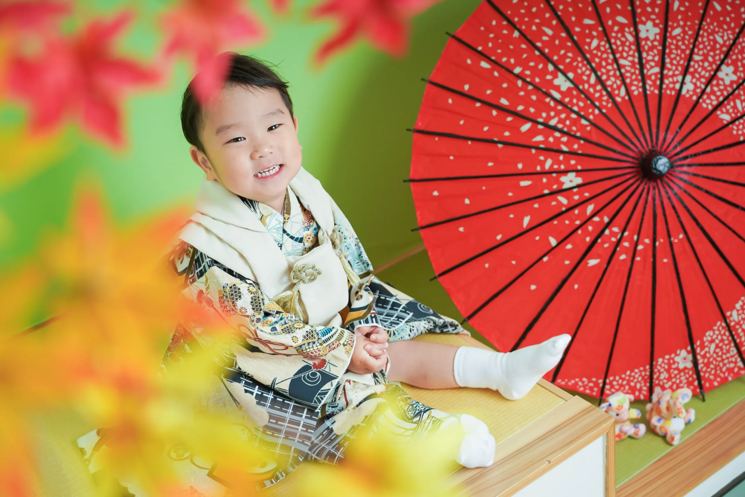大阪府堺市にあるロケーション撮影と出張撮影に特化したフォトスタジオ。FYS Photographyの七五三スタジオ写真撮影