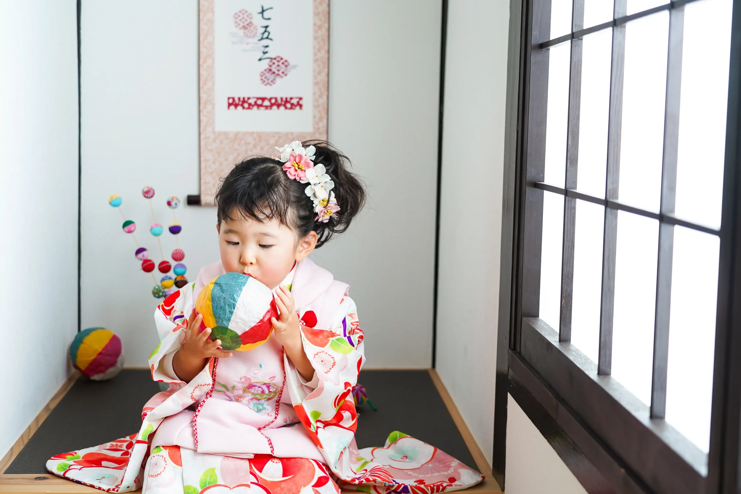 ロケーション撮影と出張撮影に特化した大阪府堺市にあるフォトスタジオ。FYS Photographyで七五三の3歳スタジオ写真撮影